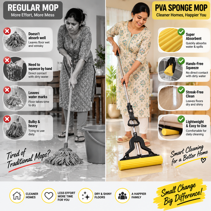 SPONGE MOP - clean smarter live better.
